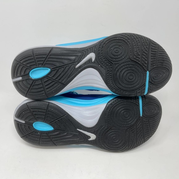 Nike Prime Hype DF Basketball Sneakers Mens 9 1/2 Blue White 3052 L.5.6 - Picture 12 of 13